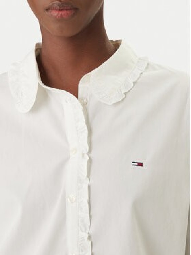Tommy Jeans Koszula DW0DW22767 Biały Relaxed Fit