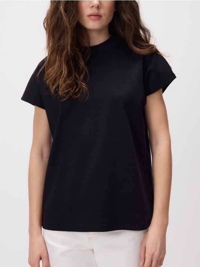 T-shirt z raglanowym rękawem - czarny