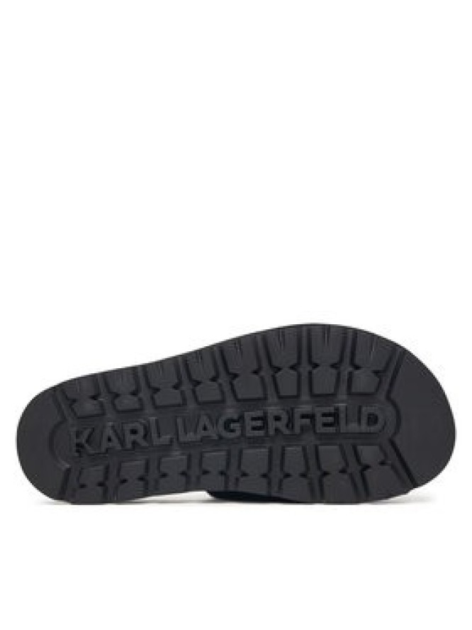 KARL LAGERFELD Klapki Skylar Slide KL47600T Czarny