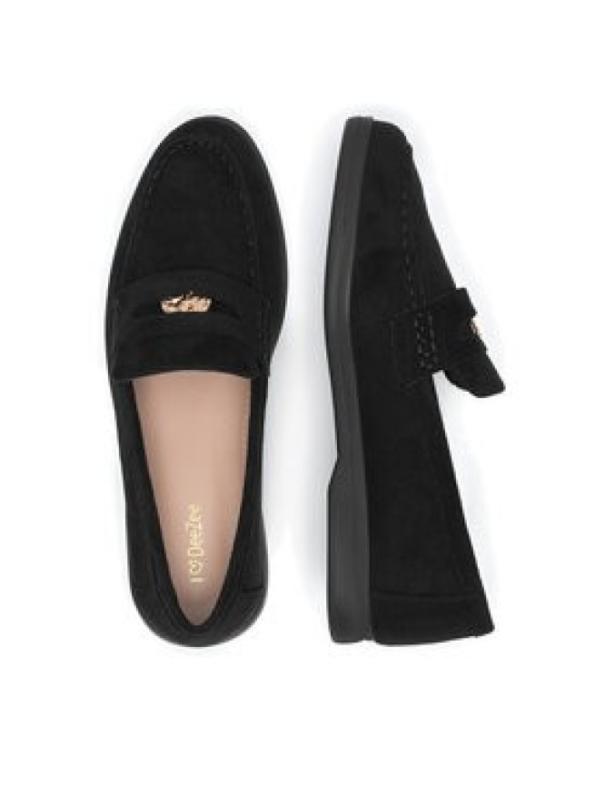 DeeZee Mokasyny 13-1120-4 Czarny