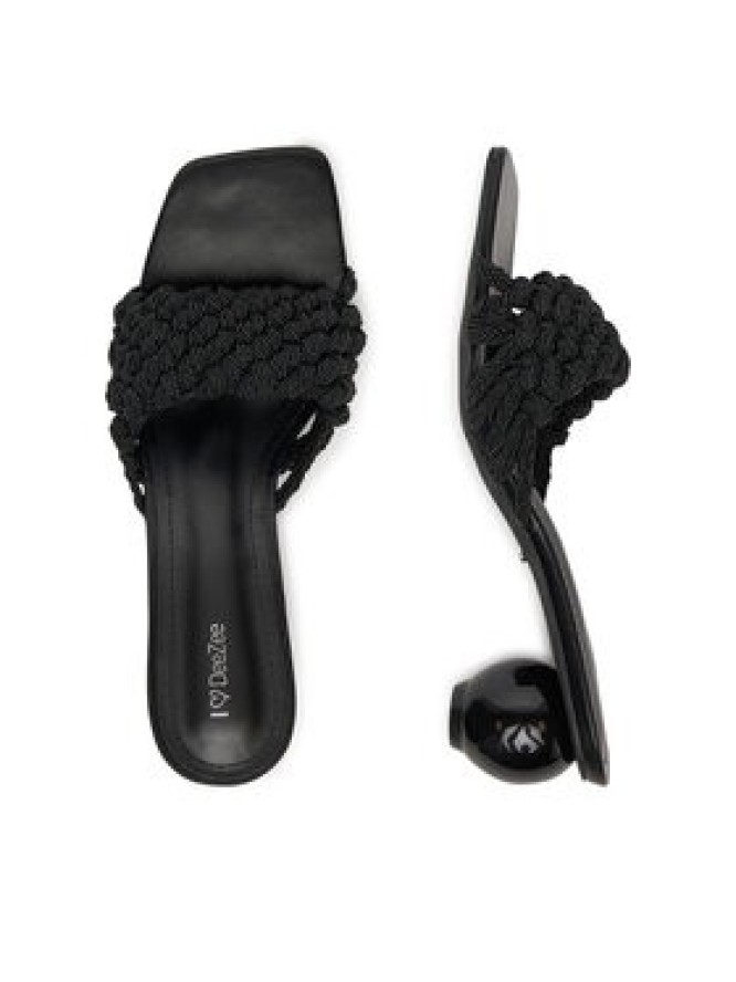 DeeZee Klapki LB1299 Czarny