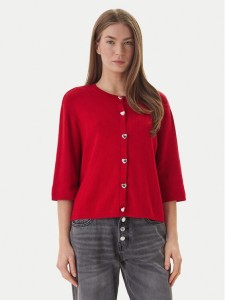 ONLY Kardigan Maisie 15364920 Czerwony Regular Fit