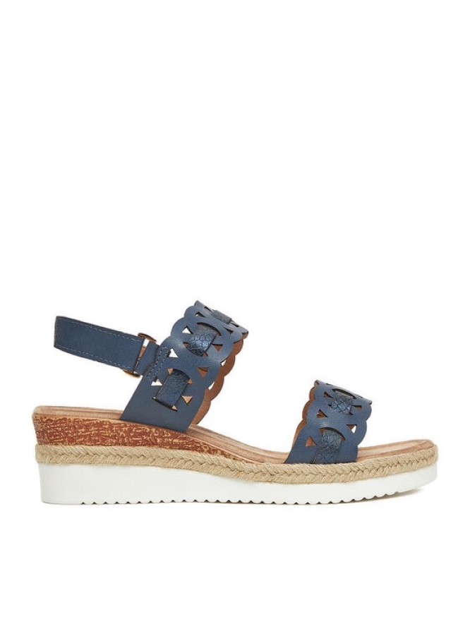 Clara Barson Espadryle WS2189-52 Granatowy