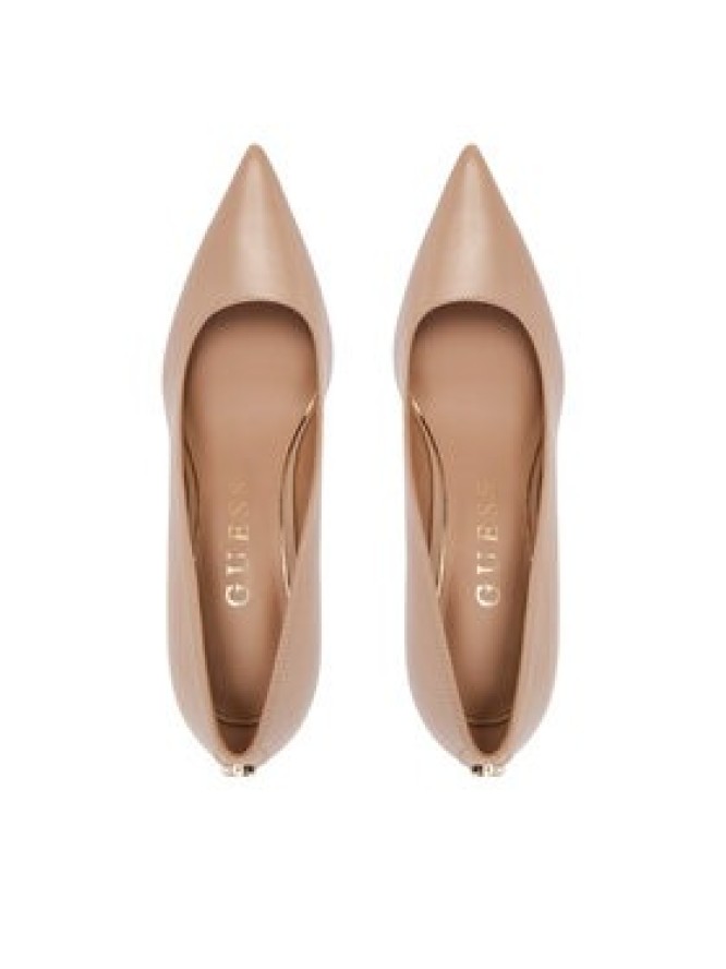 Guess Szpilki FLFPRN LEA08 Beżowy