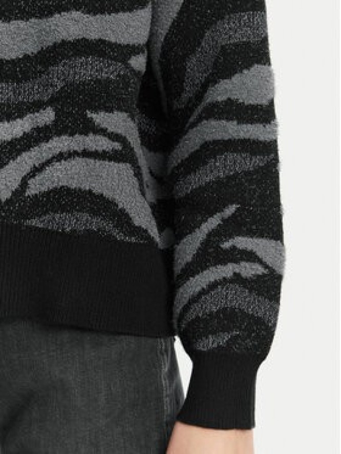 Desigual Sweter Winnipeg 24WWJF20 Czarny Regular Fit