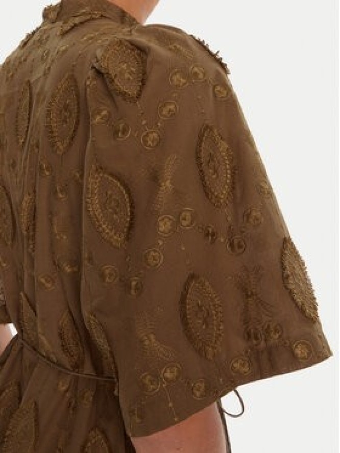 Bruuns Bazaar Sukienka koszulowa Canterbury Imilia BBW4504 Brązowy Straight Fit