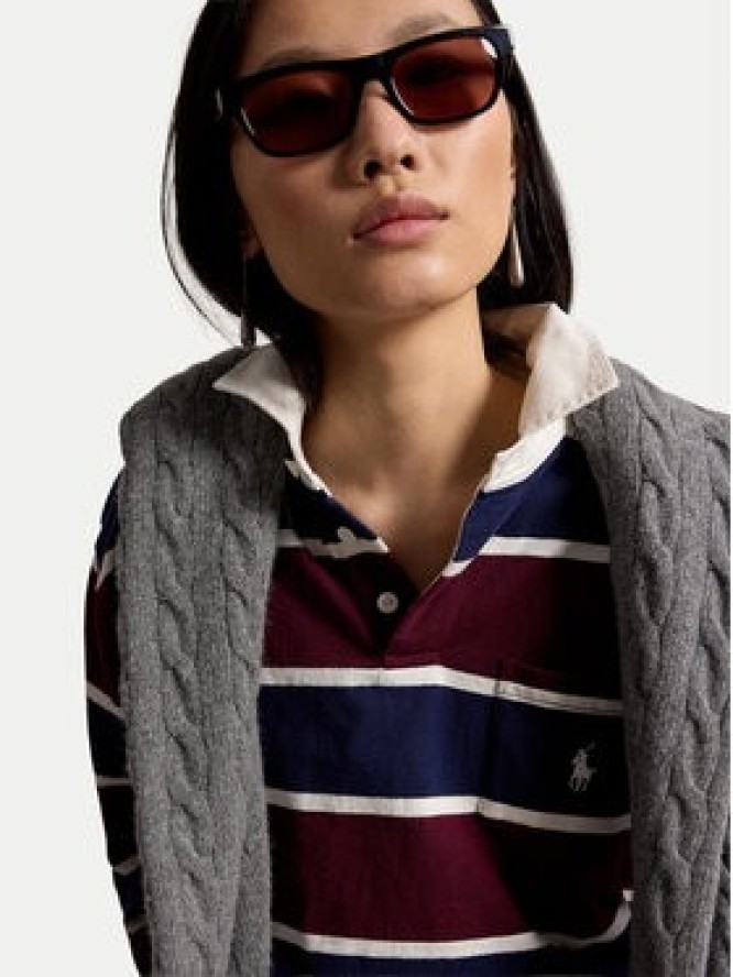 Polo Ralph Lauren Polo 211B17775001 Bordowy Oversize