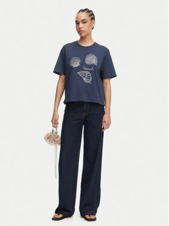 Weekend Max Mara T-Shirt Sabato 2615941112 Granatowy Regular Fit