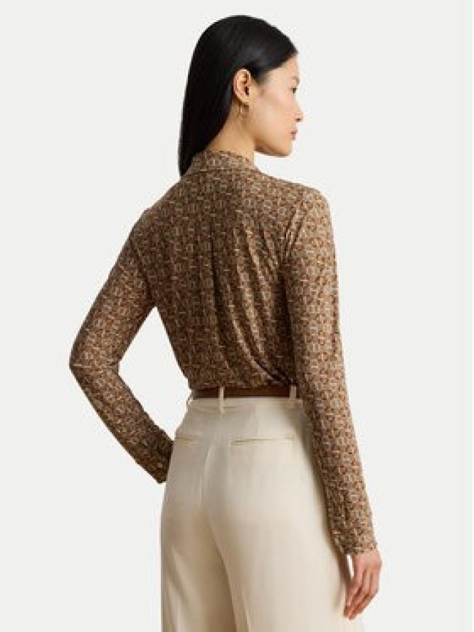 LAUREN RALPH LAUREN Koszula 200980178001 Beżowy Slim Fit