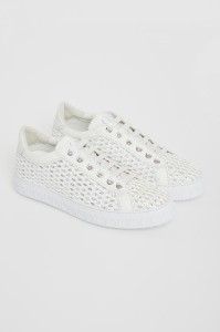 Sneakersy damskie skórzane CESARE CASADEI