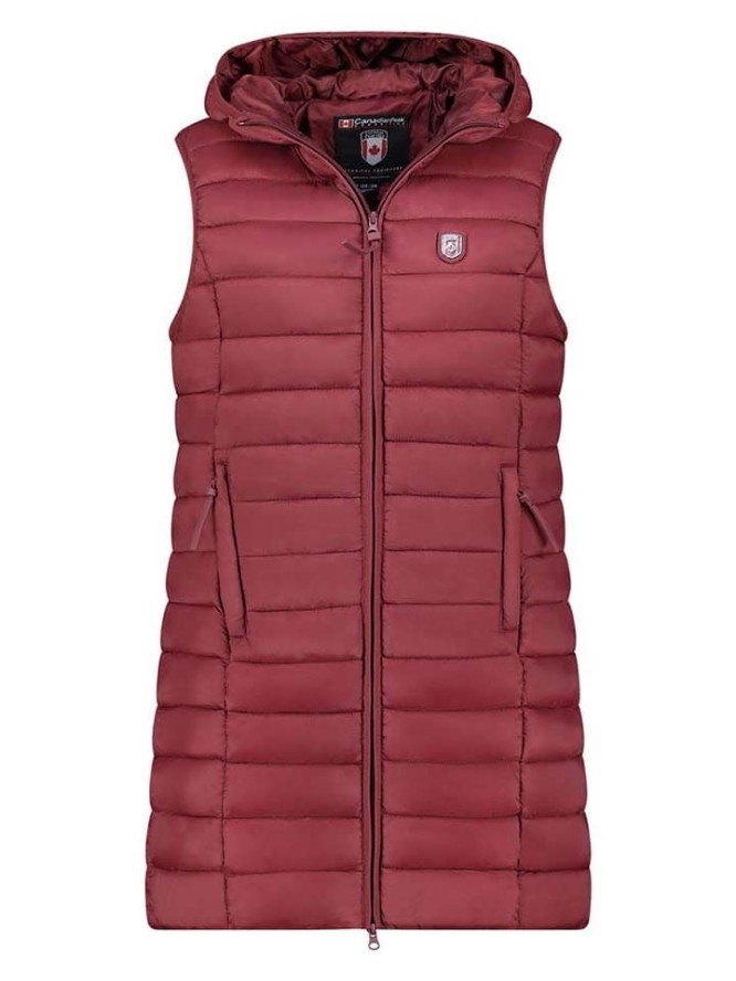 Canadian Peak Kamizelka pikowana "Vakitaleak" w kolorze bordowym rozmiar: S