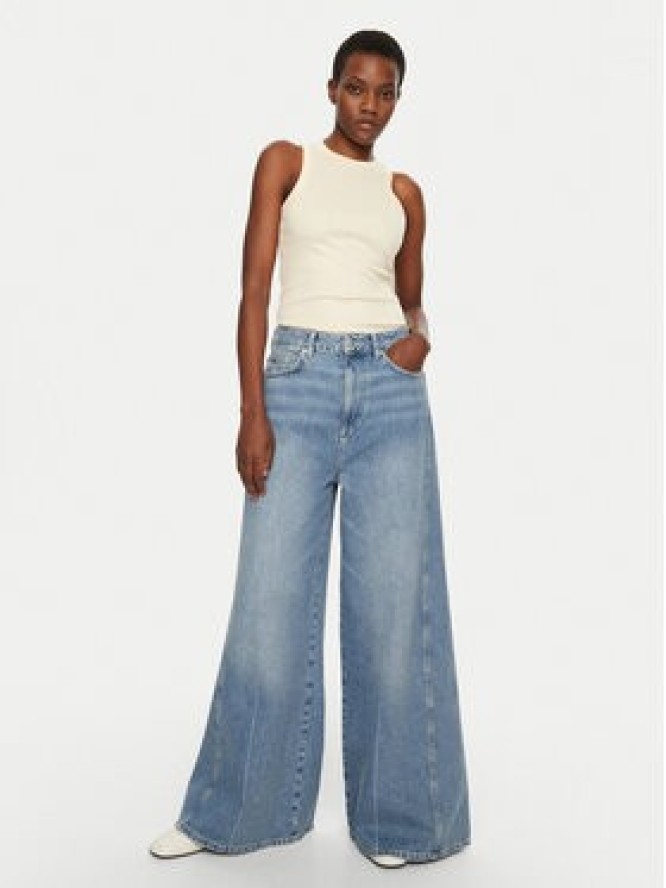 IVY OAK Top Klara IO1100X2350 Beżowy Slim Fit