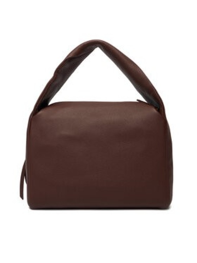 Tommy Hilfiger Torebka City Leather Shoulder Bag AW0AW18152 Brązowy