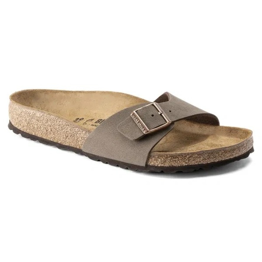 Birkenstock Madrid BFBC Klapki damskie brązowe
