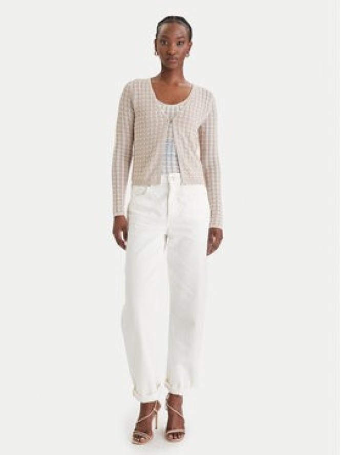 Guess Kardigan W6GR07 Z0588 Beżowy Regular Fit