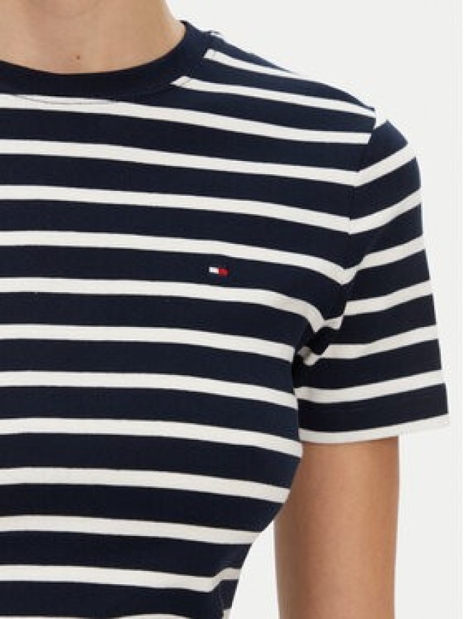 Tommy Hilfiger T-Shirt New Cody WW0WW40587 Granatowy Slim Fit