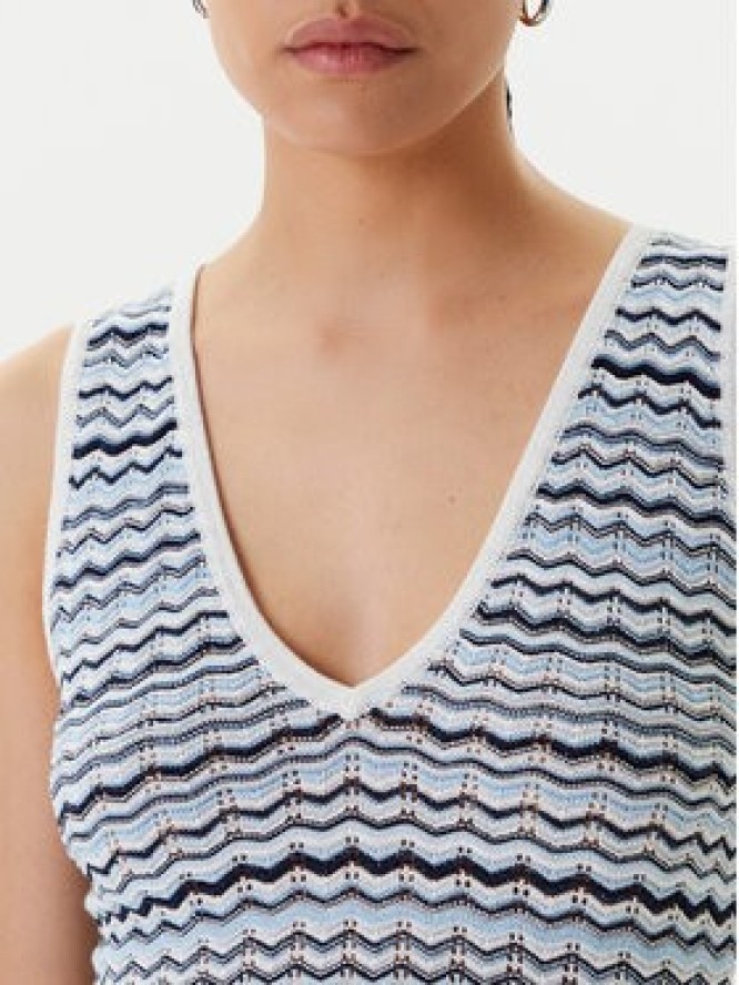 Morgan Top 251-MINKO Niebieski Regular Fit