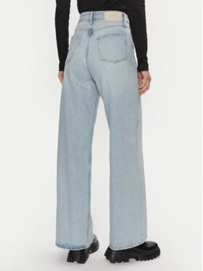 Calvin Klein Jeansy K20K208023 Niebieski Wide Leg