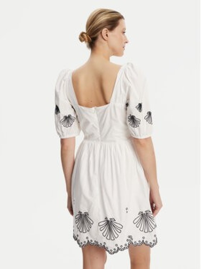 French Connection Sukienka letnia 71YOT Biały Regular Fit