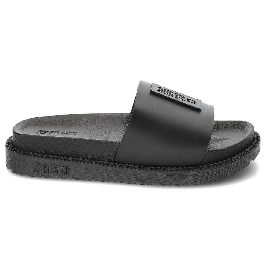 Czarne Klapki Big Star Modne Buty Na Lato