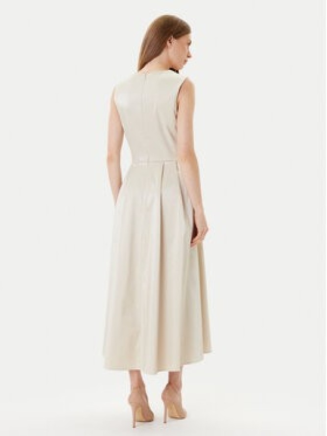 Rinascimento Sukienka koktajlowa CFC0125066003 Beżowy Regular Fit