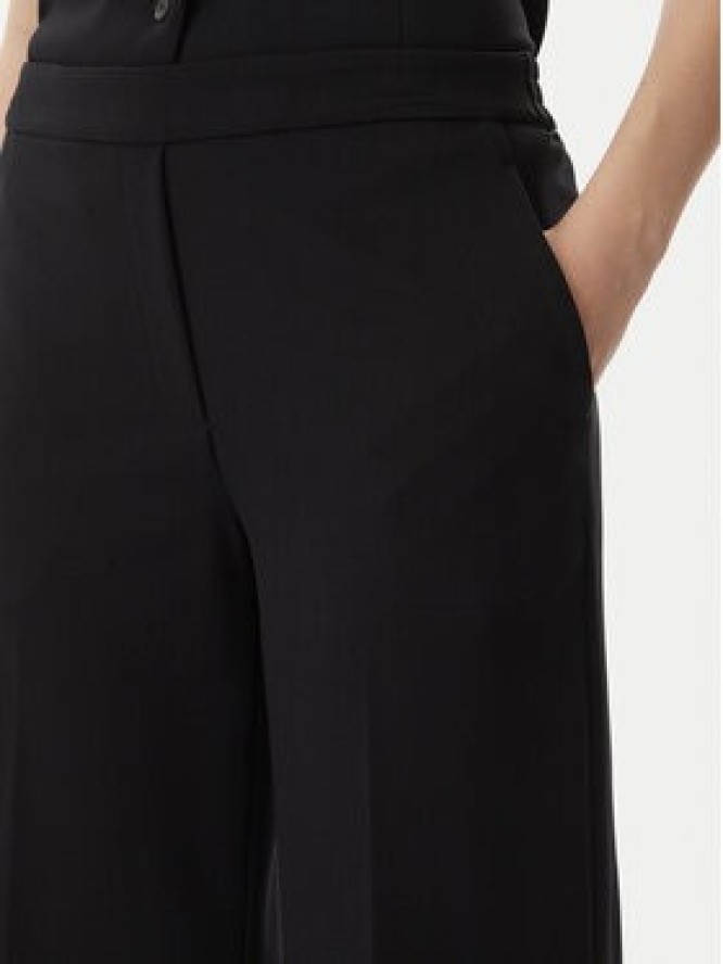 Calvin Klein Spodnie materiałowe LV044F648G Czarny Wide Leg