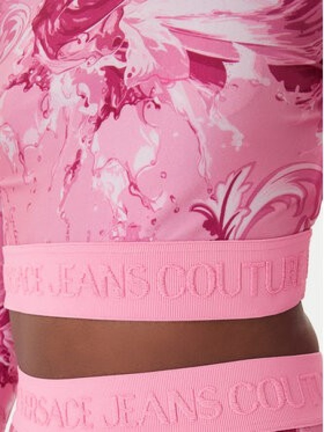 Versace Jeans Couture Bluzka 80HAH218 JS532 Niebieski Slim Fit