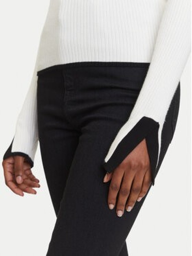 Karl Lagerfeld Jeans Sweter A3W18006 Écru Slim Fit