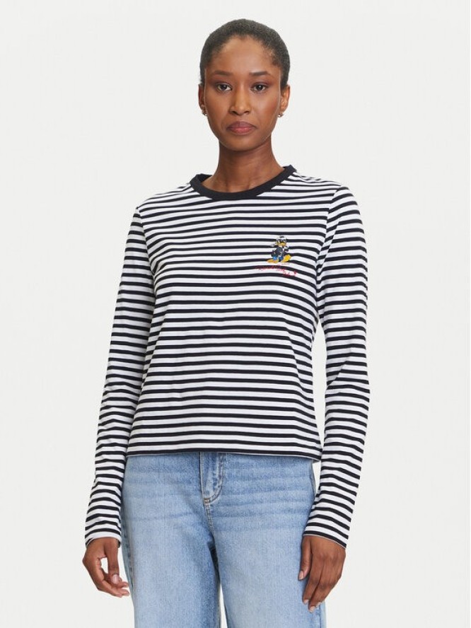 KARL LAGERFELD Bluzka A3W17091 Czarny Regular Fit