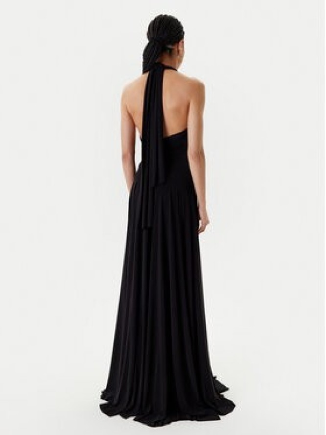 NORMA KAMALI Sukienka wieczorowa KK1253PLO61001 Czarny Slim Fit