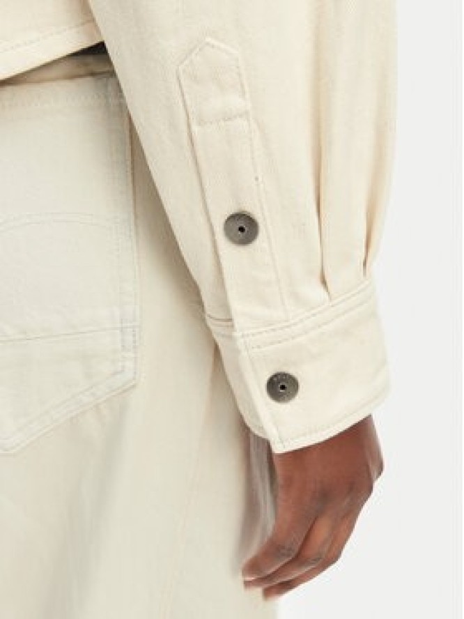 G-Star Raw Kurtka jeansowa D29107-E362 Kremowy Relaxed Fit