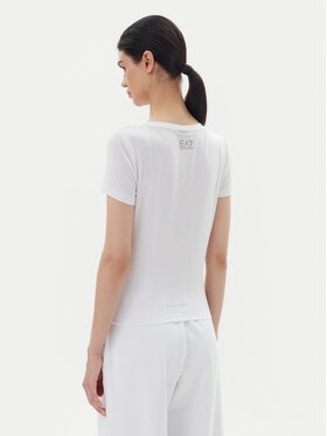 EA7 Emporio Armani T-Shirt 7W000274 AF12945 U0002 Biały Slim Fit