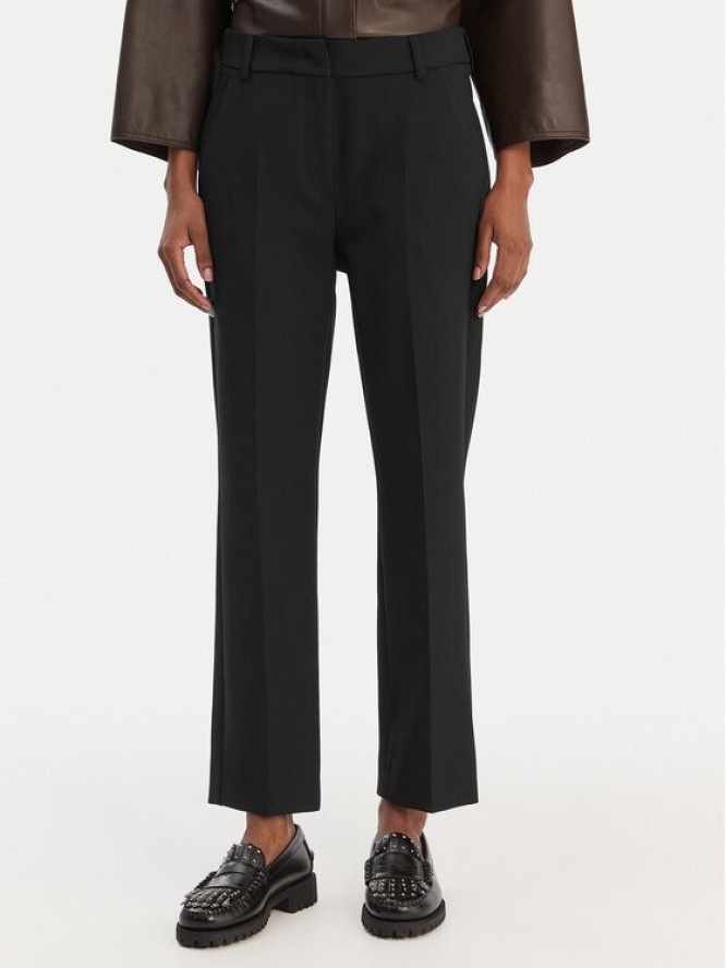 Weekend Max Mara Spodnie materiałowe Rana 2615131021 Czarny Slim Fit