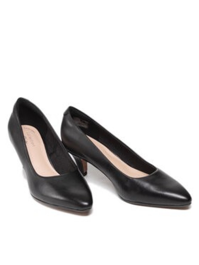 Clarks Półbuty Linvale Jerica 261372084 Czarny