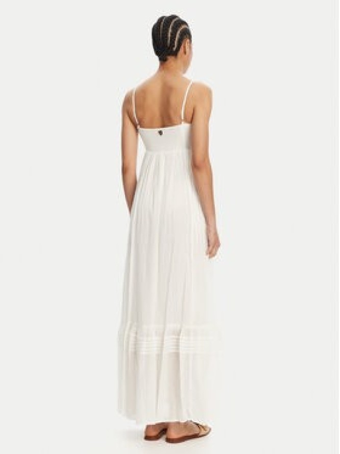 TWINSET Sukienka letnia 251LM2WDD Biały Regular Fit