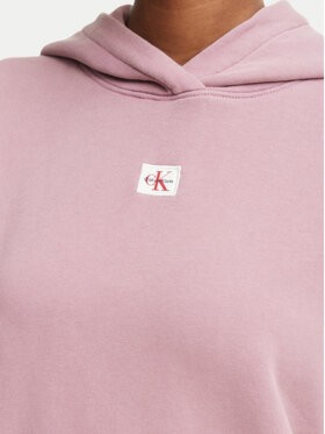 Calvin Klein Jeans Bluza LV047H223G Różowy ciemny Regular Fit