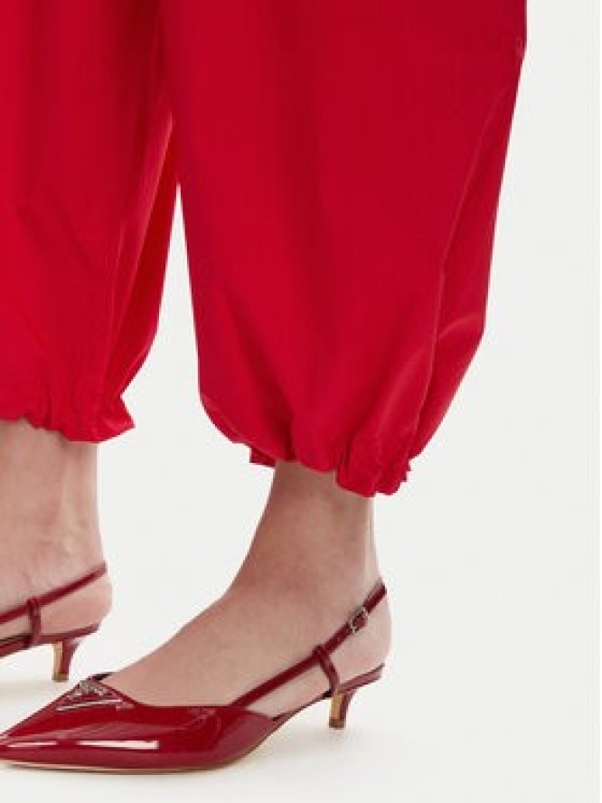 PINKO Spodnie materiałowe 105210 A2LD Czerwony Relaxed Fit