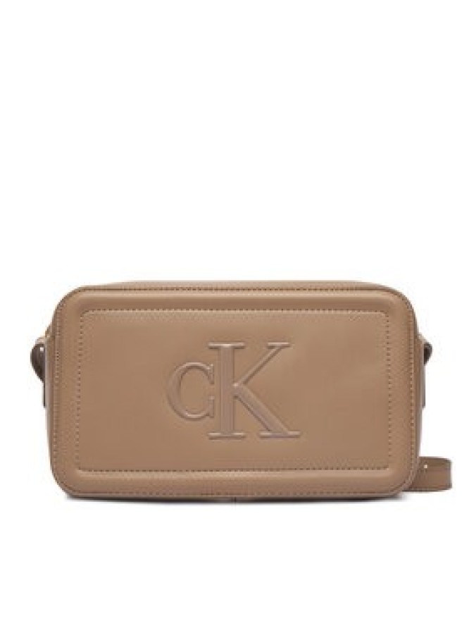 Calvin Klein Torebka Bold Ck Camera Bag LV04F3220G Beżowy