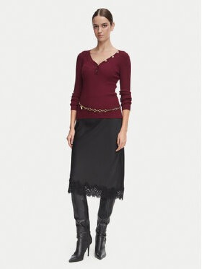 Morgan Bluzka 261-MBANBIN Bordowy Slim Fit