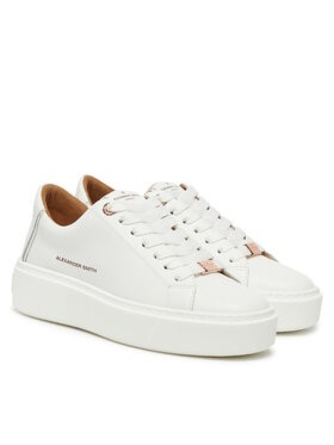 Alexander Smith Sneakersy London High ALBBLHW 8401 Biały