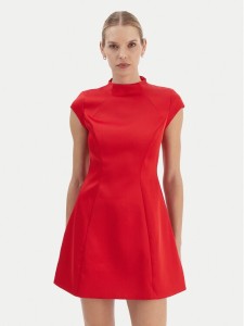 Bardot Sukienka koktajlowa Delphi 59329DB2 Czerwony Slim Fit