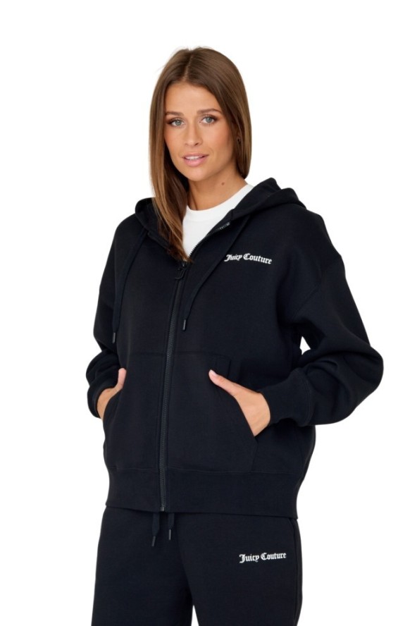 JUICY COUTURE Czarna damska bluza Randy, Rozmiar S