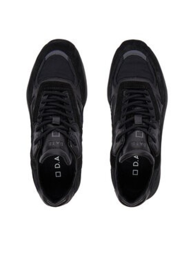 D.A.T.E. Sneakersy Fuga Shiny W431-FG-SH Czarny