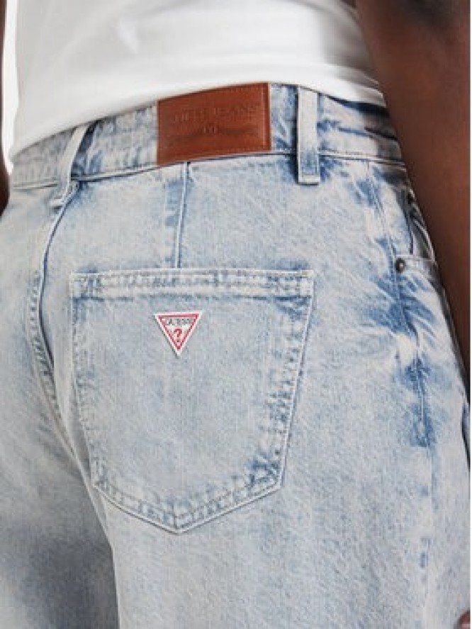 Guess Jeans Jeansy W6GA2U D5M57 Niebieski Wide Leg