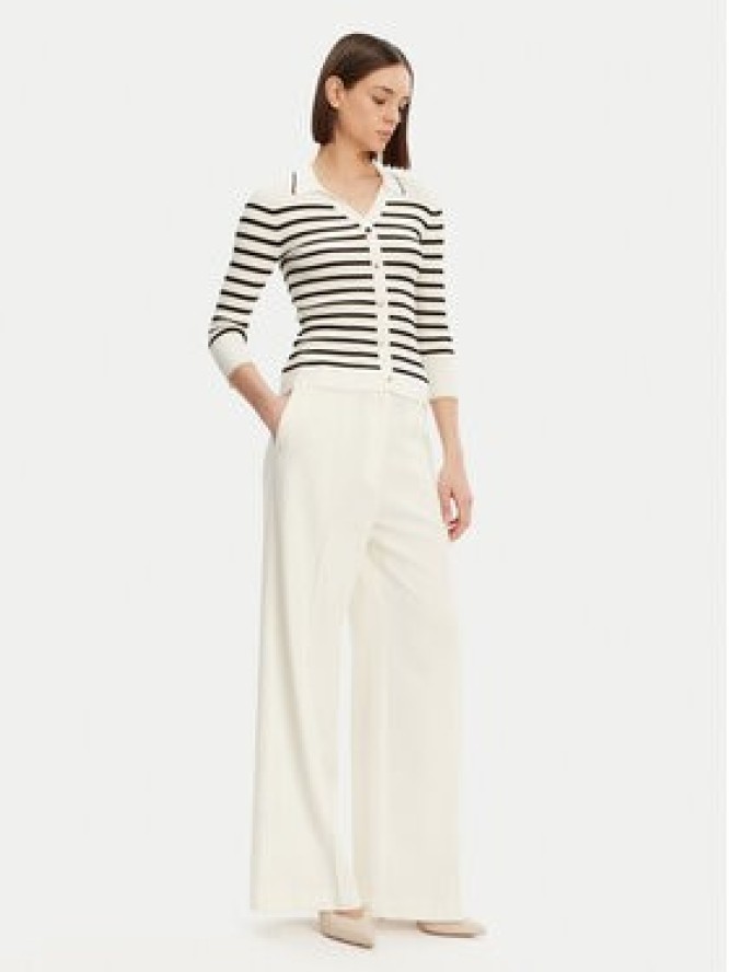 Morgan Kardigan 251-MAEL Biały Slim Fit