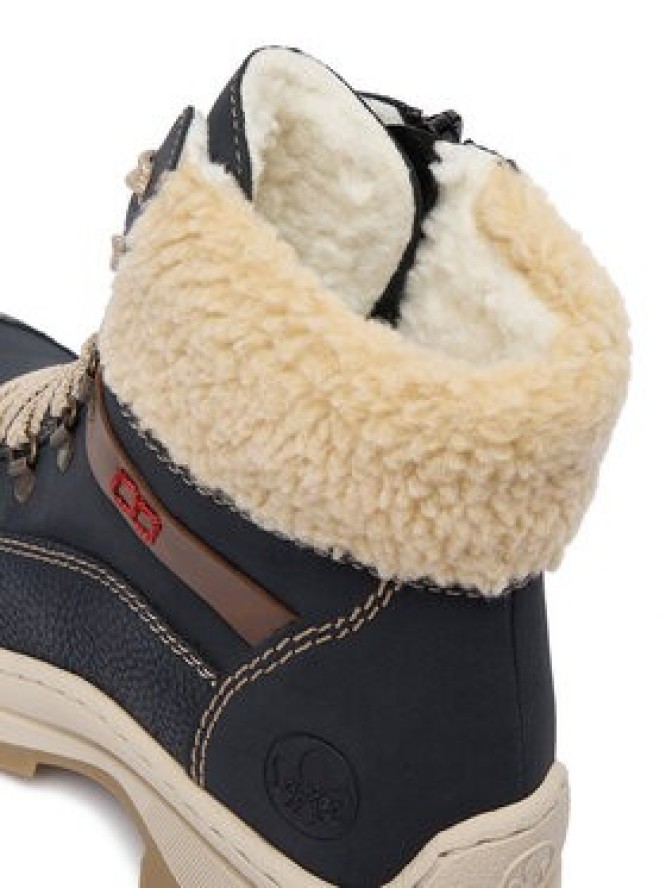 Rieker Trzewiki CEO-X9338-14 Granatowy