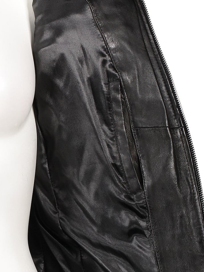 7eleven Skórzana kurtka w kolorze czarnym rozmiar: 38