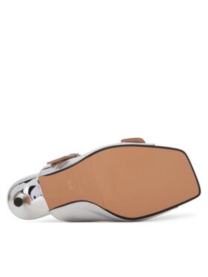 PINKO Klapki Lisa 13 SD0309 P049 Srebrny