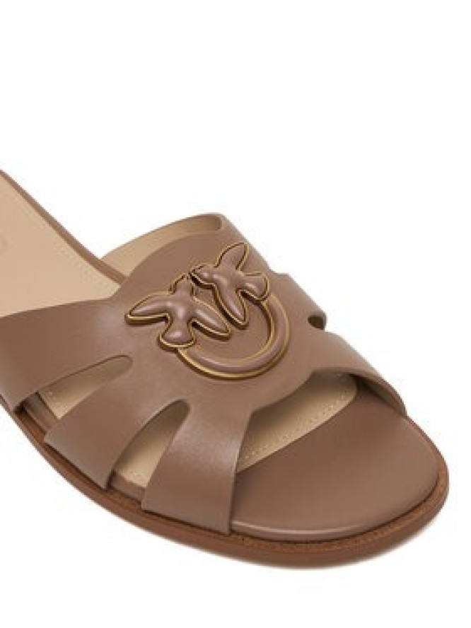 PINKO Klapki Milly 04 SD0463P001 Beżowy