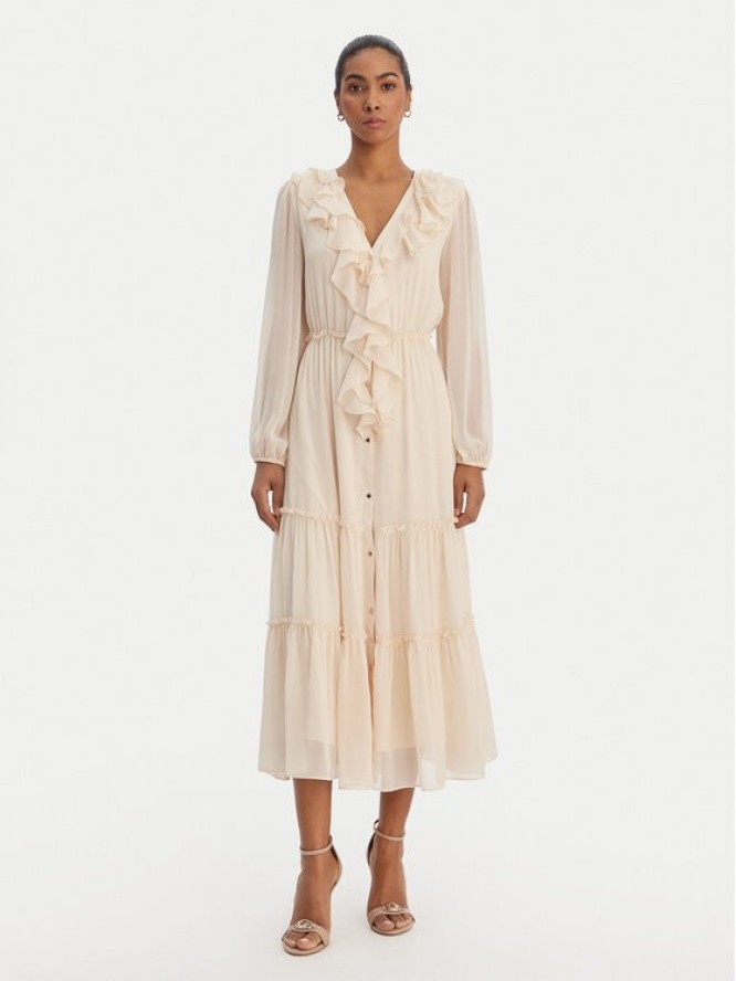 Morgan Sukienka codzienna 261-ROMANCE Różowy Regular Fit